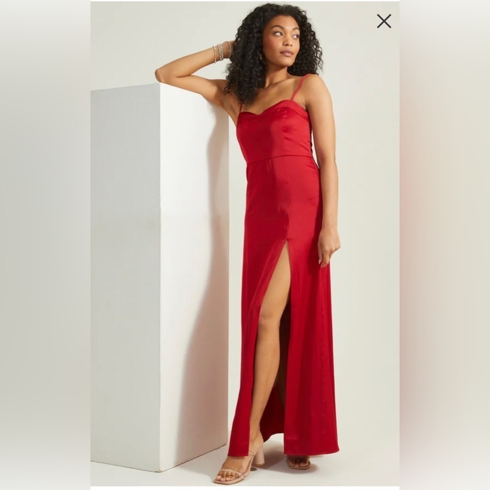 Altard state new with tags Adelaide satin midi dress